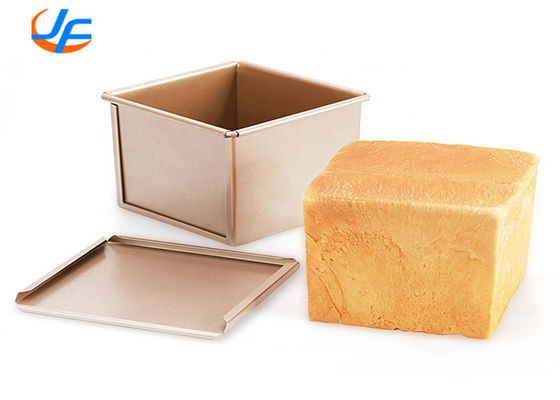 RK Bakeware China Foodservice NSF Antistick Mini Pullman Loaf Pan Square Totast Bread Pa